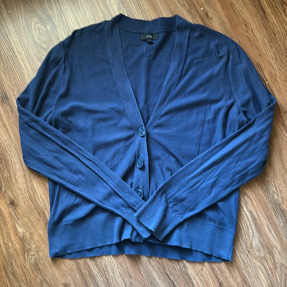 J. Crew Navy Cardigan